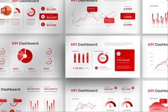 Pro KPI Dashboard - PowerPoint Template